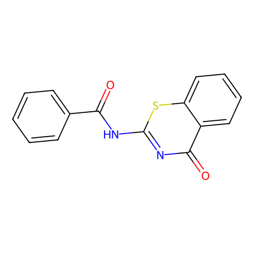 N-(4-氧代-1,3-苯并噻嗪-2-基)苯甲酰胺 structure