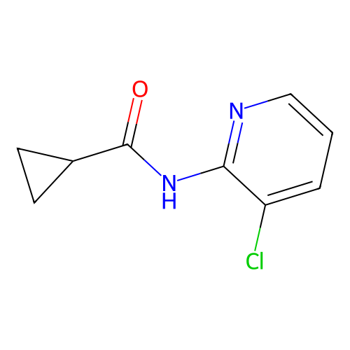 N-(3-氯吡啶-2-基)环丙烷甲酰胺 structure