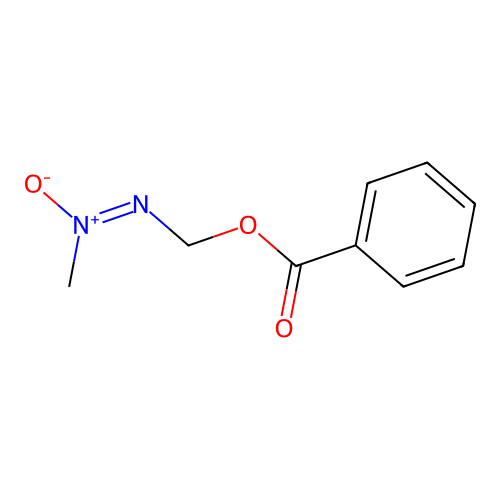 Methylazoxymethyl benzoate structure