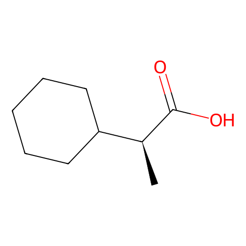 (S)-2-Cyclohexylpropanoic acid structure