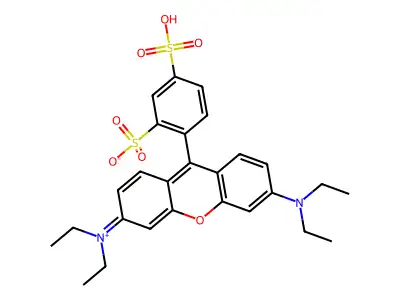 磺基罗丹明B structure