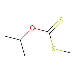 O-异丙基 S-甲基二硫代碳酸酯 structure