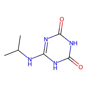 6-((1-Methylethyl)amino)-1,3,5-triazine-2,4(1H,3H)-dione structure
