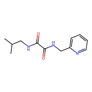 N-Isobutyl-N'-pyridin-2-ylmethyl-oxalamide structure
