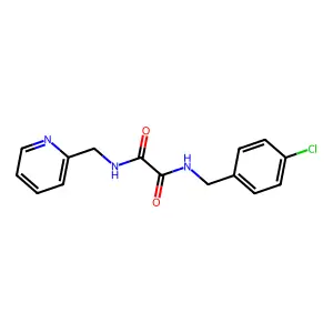 N-[(4-Chlorophenyl)methyl]-N'-[(pyridin-2-yl)methyl]ethanediamide structure