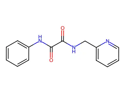 N'-phenyl-N-(pyridin-2-ylmethyl)oxamide structure
