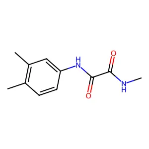 N-(3,4-dimethylphenyl)-N'-methylethanediamide structure