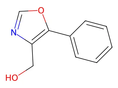 (5-Phenyl-1,3-oxazol-4-yl)methanol structure