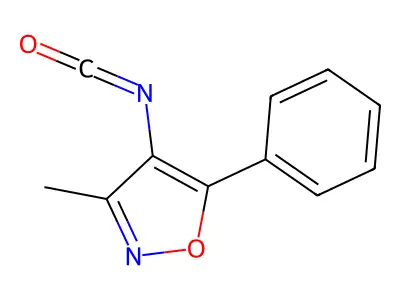 4-Isocyanato-3-Methyl-5-Phenylisoxazole structure