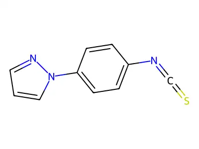 4-(1H-Pyrazol-1-yl)phenyl isothiocyanate structure