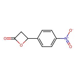 4-(4-Nitrophenyl)oxetan-2-one structure