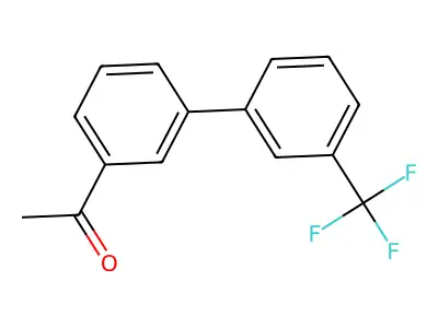 1-(3'-Trifluoromethylbiphenyl-3-YL)ethanone structure
