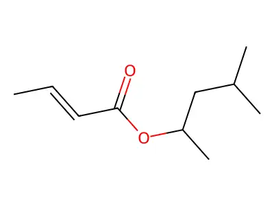 1,3-Dimethylbutyl 2-butenoate structure