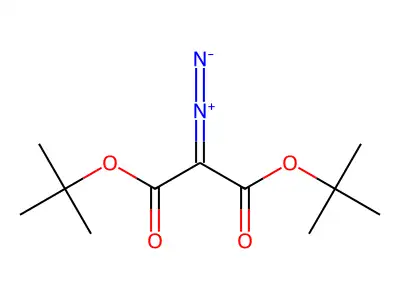 1,3-Di-tert-butyl 2-diazopropanedioate structure