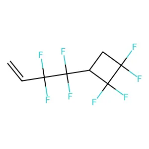 Cyclobutane, 1,1,2,2-tetrafluoro-3-(1,1,2,2-tetrafluoro-3-butenyl)- structure