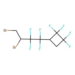 3-(3,4-Dibromo-1,1,2,2-tetrafluorobutyl)-1,1,2,2-tetrafluorocyclobutane structure