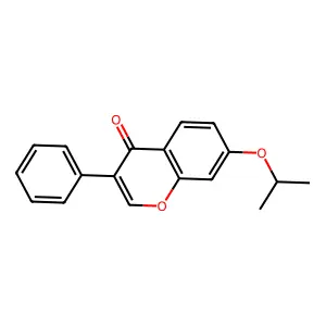 依普黄酮 structure