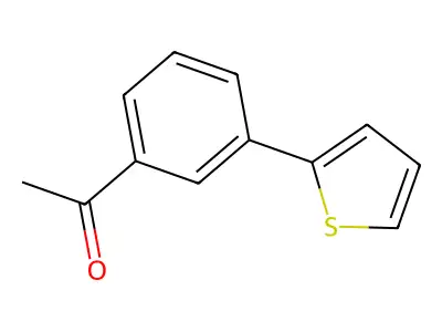 1-[3-(2-Thienyl)phenyl]ethanone structure