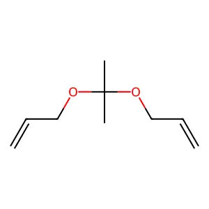 1-Propene, 3,3'-((1-methylethylidene)bis(oxy))bis- structure