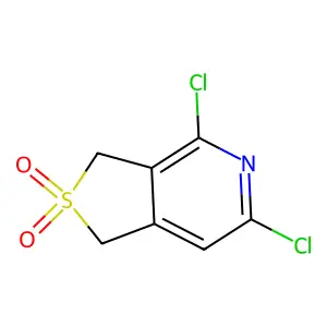 4,6-Dichloro-1,3-dihydrothieno[3,4-c]pyridine 2,2-dioxide structure
