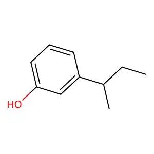 Phenol, 3-(1-methylpropyl)- structure