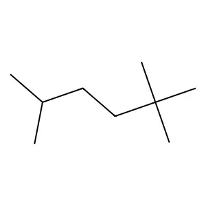 2,2,5-Trimethylhexane structure