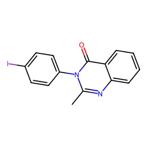 3-(4-Iodophenyl)-2-methyl-4(3H)-quinazolinone structure