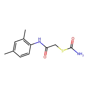 S-[2-(2,4-dimethylanilino)-2-oxoethyl] thiocarbamate structure