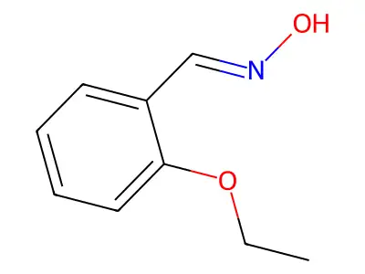 Benzaldehyde, 2-ethoxy-, oxime structure