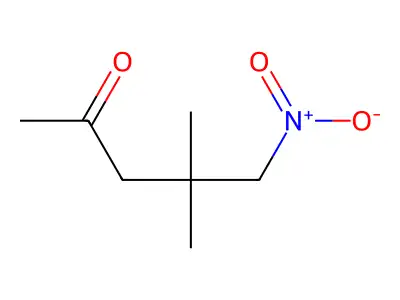 4,4-Dimethyl-5-nitropentan-2-one structure