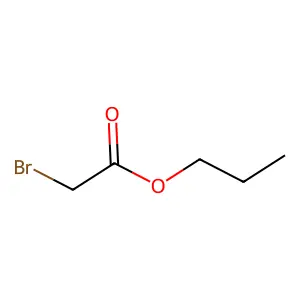 Acetic acid, bromo-, propyl ester structure