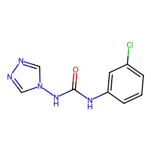 1-(3-chlorophenyl)-3-(4H-1,2,4-triazol-4-yl)urea structure