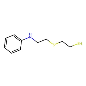2-(2-苯氨基乙硫基)乙硫醇 structure