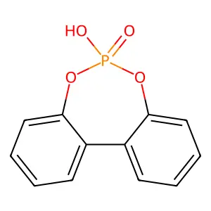 6-Hydroxybenzo[d][1,3,2]benzodioxaphosphepine 6-oxide structure