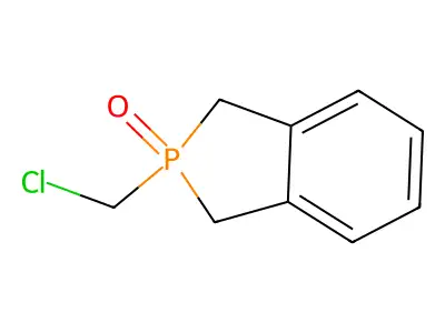 2-(chloromethyl)-2,3-dihydro-1H-isophosphindole 2-oxide structure