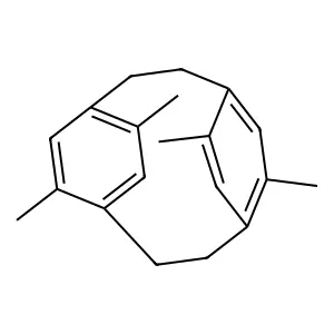 2,5,3',6'-Tetramethyl-(2.2)paracyclophane structure