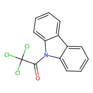 9-(trichloroacetyl)-9H-carbazole structure