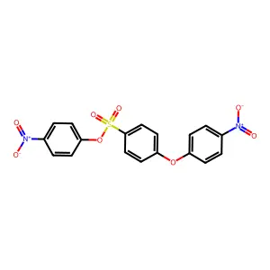 (4-Nitrophenyl) 4-(4-nitrophenoxy)benzenesulfonate structure