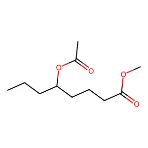 Methyl 5-acetoxyhexanoate structure