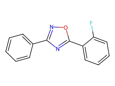 5-(2-Fluorophenyl)-3-phenyl-1,2,4-oxadiazole structure
