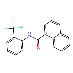 N-(2-(Trifluoromethyl)phenyl)-1-naphthamide structure