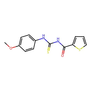 1-(4-Methoxyphenyl)-3-(thiophene-2-carbonyl)thiourea structure
