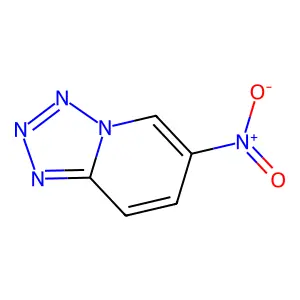 6-Nitrotetrazolo(1,5-a)pyridine structure