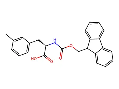 Fmoc-L-3-methylphenylalanine structure
