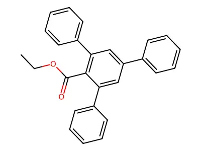 Ethyl 2,4,6-triphenylbenzoate structure