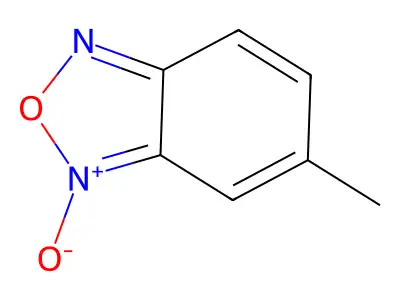 6-Methyl-2,1,3-benzoxadiazol-1-ium-1-olate structure