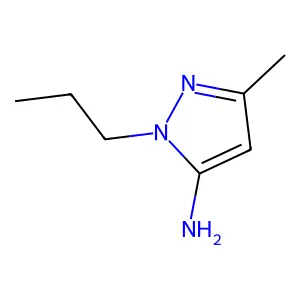 3-Methyl-1-propyl-1H-pyrazol-5-amine structure