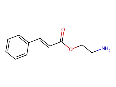 2-Aminoethyl cinnamate structure