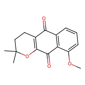 9-Methoxy-alpha-lapachone structure