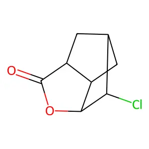 6-Chlorohexahydro-2h-3,5-methanocyclopenta[b]furan-2-one structure